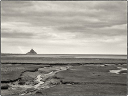 Le mascaret au Mont St Michel - 21 mars 2015