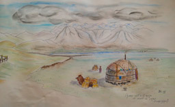 #IX
L'homme naît à la maison </br>
Et meurt au désert.     </br>      (Proverbe mongol)