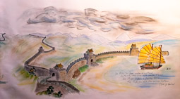 #XI 
...De Palos, de Moger, routiers et capitaines,</br>
Partaient, ivres d'un rêve héroïque et brutal.</br>
Ils allaient conquérir le fabuleux métal</br>
Que Cipango mûrit dans ses mines lointaines... </br>(J.M. de Heredia)