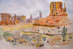 Que mes pas me portent dans la beauté</br>
Que mes pas me portent tout au long du jour</br>
Que mes pas me portent à chaque retour des saisons</br>
Pour que la beauté me revienne</br>
(Poème Navajo)